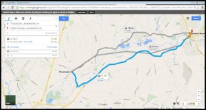 Map of melton to hotel