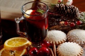 mince pies and mulled wine